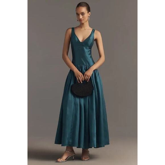 Hutch Dresses & Skirts - Hutch Women's Gabriella V-Neck Drop Waist Maxi Dress Sleeveless Size 8 NWOT